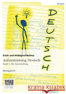Aufsatztraining Deutsch - Band 3: Die Beschreibung