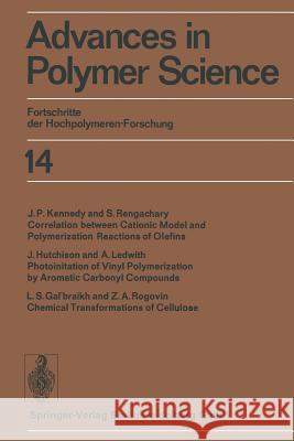 Advances in Polymer Science: Fortschritte der Hochpolymeren-Forschung