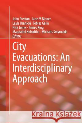 City Evacuations: An Interdisciplinary Approach