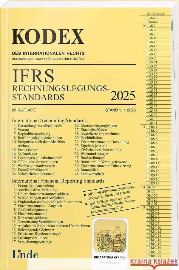 KODEX IFRS - Rechnungslegungsstandards 2025