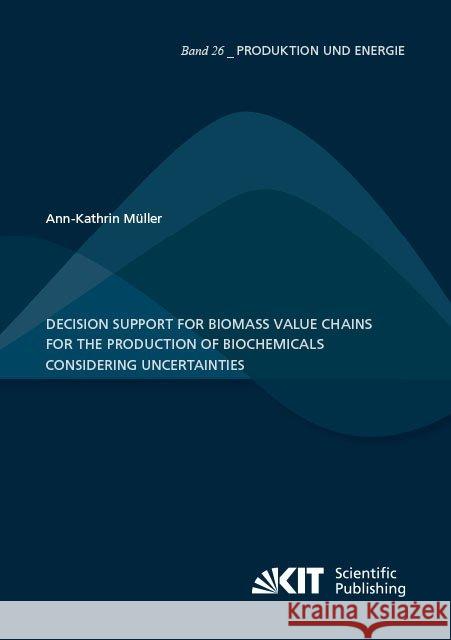 Decision Support for Biomass Value Chains for the Production of Biochemicals Considering Uncertainties