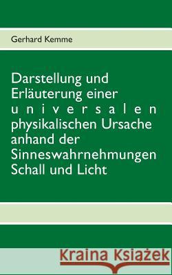 Darstellung und Erläuterung einer universalen physikalischen Ursache anhand der Sinneswahrnehmungen Schall und Licht