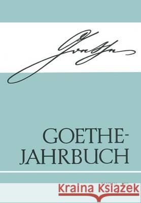 Goethe Jahrbuch: Band 116/1999