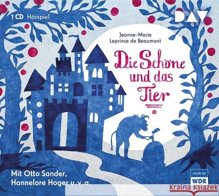 Die Schöne und das Tier, 1 Audio-CD : Hörspiel mit Hannelore Hoger, Otto Sander u.v.a. (1 CD), Hörspiel