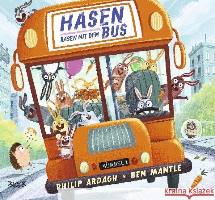 Hasen rasen mit dem Bus