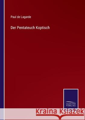 Der Pentateuch Koptisch