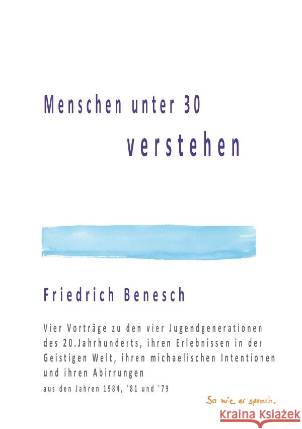 Menschen unter 30 verstehen