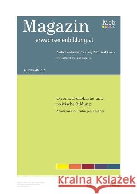 Corona, Demokratie und politische Bildung: Ansatzpunkte, Deutungen, Zugänge