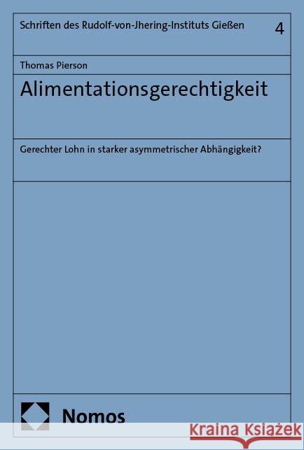Alimentationsgerechtigkeit