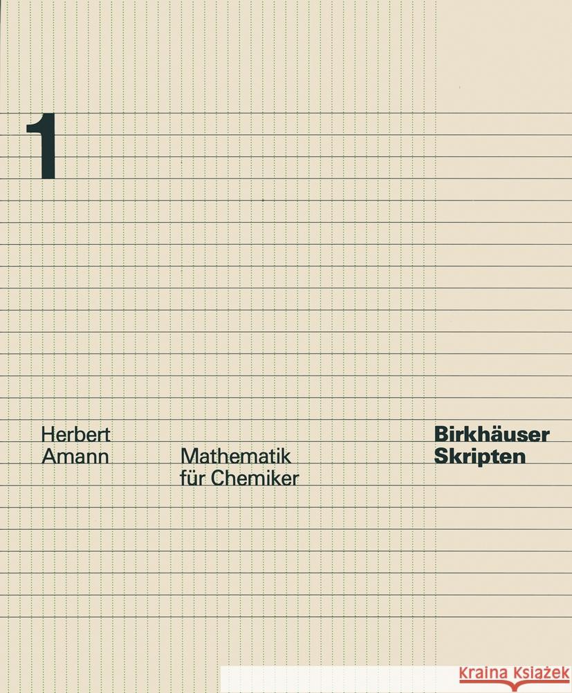 Mathematik Für Chemiker