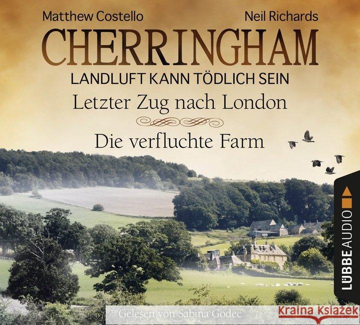 Cherringham - Folge 5 & 6, 6 Audio-CDs : Landluft kann tödlich sein. Letzter Zug nach London und Die verfluchte Farm. , Lesung. Ungekürzte Ausgabe