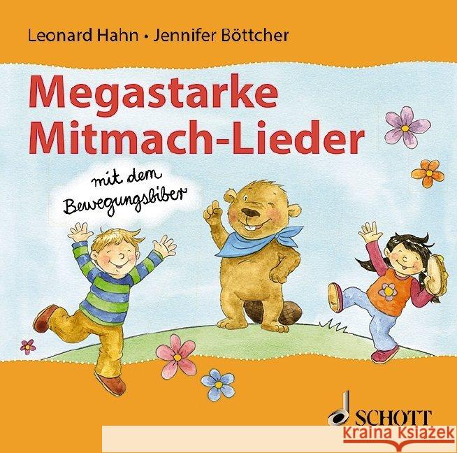 Megastarke Mitmachlieder - mit dem Bewegungsbiber, Audio-CD