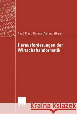 Herausforderungen Der Wirtschaftsinformatik