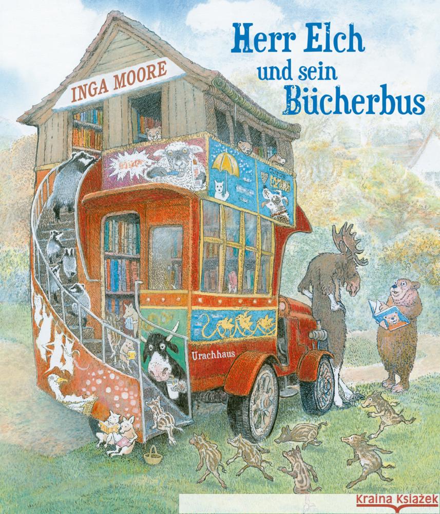 Herr Elch und sein Bücherbus