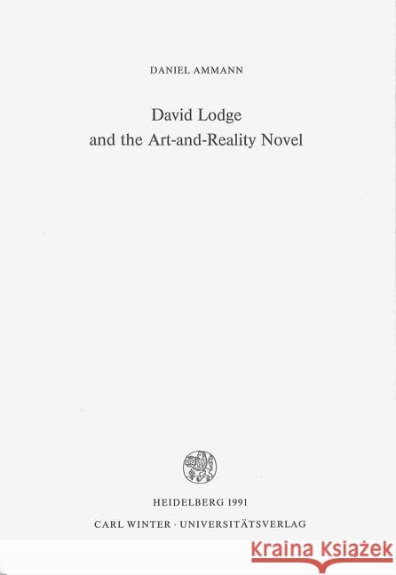 David Lodge and the Art-and-Reality Novel
