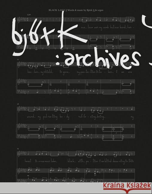 Björk: Archives : 4 Booklets à 16 bzw. 24 Seiten, 1 Buch mit 120 Seiten und ein Poster im Format 48 x 61 cm. Zur Ausstellung im Museum of Modern Art New York. Englische Originalausgabe mit deutschem B