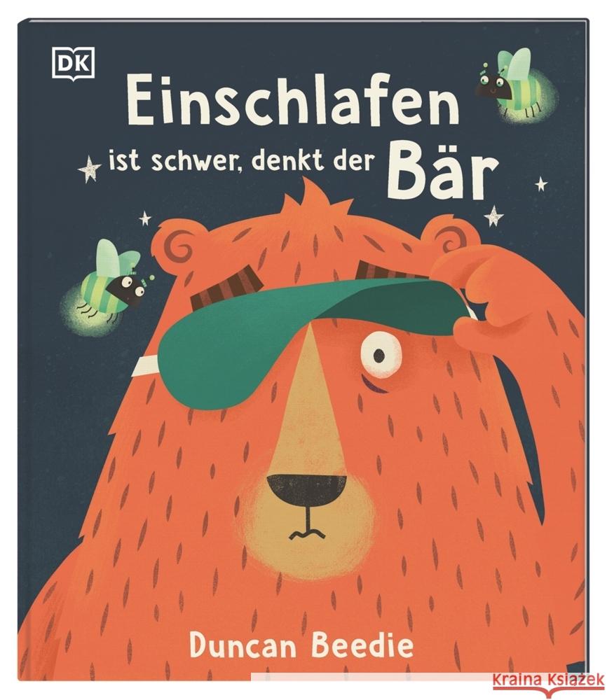 Einschlafen ist schwer, denkt der Bär