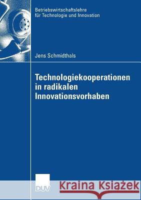 Technologiekooperationen in Radikalen Innovationsvorhaben