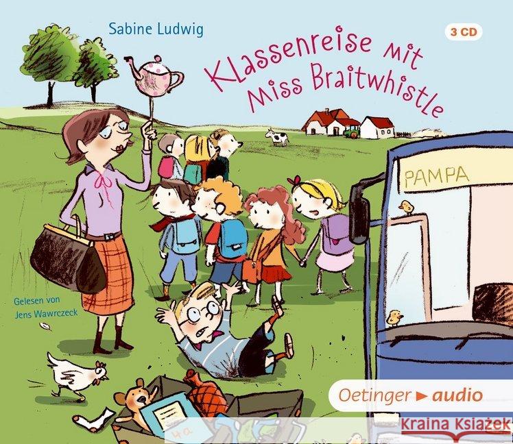 Klassenreise mit Miss Braitwhistle, 3 Audio-CDs : (3CD), Musikdarbietung/Musical/Oper. CD Standard Audio Format