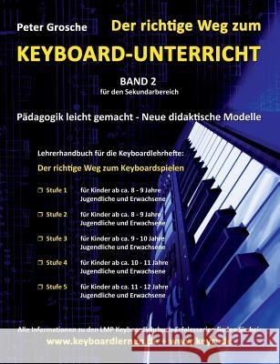 Der richtige Weg zum Keyboard-Unterricht - Band 2: Neue didaktische Modelle für den Sekundarbereich - Unterrichtsbegleitendes Lehrerhandbuch für die K