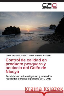 Control de Calidad En Producto Pesquero y Acuicola del Golfo de Nicoya