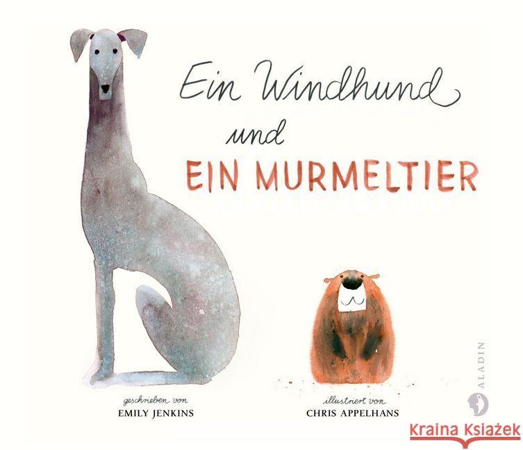 Ein Windhund und ein Murmeltier