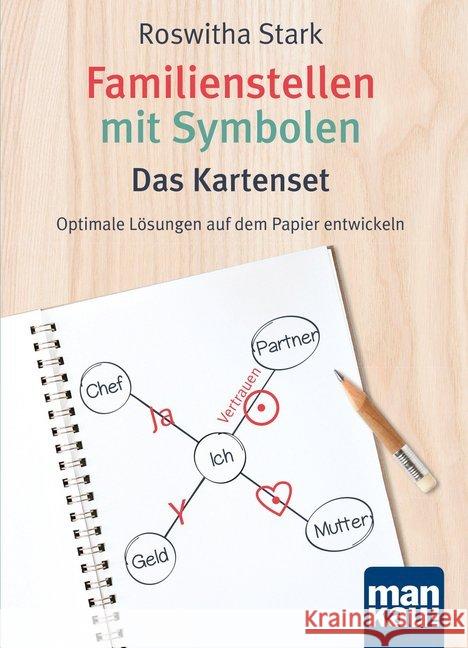 Familienstellen mit Symbolen. Das Kartenset, 24-seitiges Booklet, 1 Ex. : Optimale Lösungen auf dem Papier entwickeln