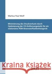 Minimierung des Druckverlusts durch Optimierung der CO-Entfernungsstufe für ein stationäres PEM-Brennstoffzellenheizgerät
