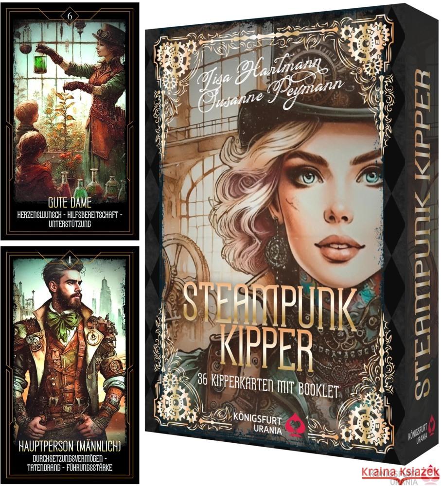 Steampunk Kipper - 36 Kipperkarten und 144-seitiges Booklet (Cyberpunk), m. 1 Beilage, m. 1 Buch