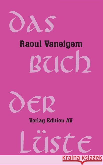 Das Buch der Lüste