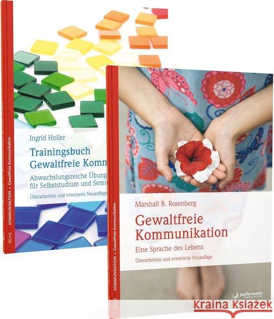 Basispaket Gewaltfreie Kommunikation - Grundlagen + Training, 2 Bde. : Besteht aus: Marshall B. Rosenberg, Gewaltfreie Kommunikation. Eine Sprache des Lebens; Ingrid Holler, Trainingsbuch Gewaltfreie 