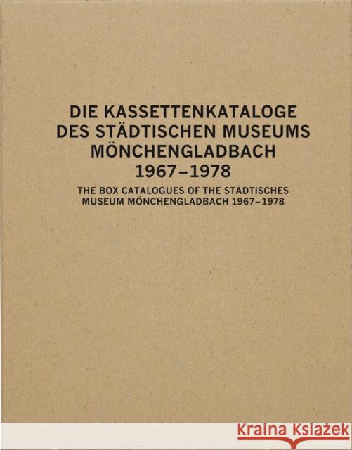 The Box Catalogues of the Städtisches Museum Mönchengladbach: 1967-1978