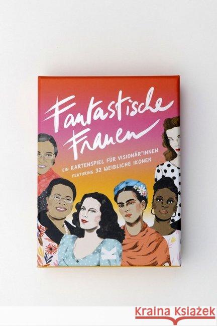Fantastische Frauen - Ein Kartenspiel für Visionär innen (Spiel) : Featuring 32 weibliche Ikonen. Trumpf-Kartenspiel