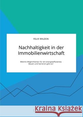 Nachhaltigkeit in der Immobilienwirtschaft. Welche Möglichkeiten für ein energieeffizientes Bauen und Sanieren gibt es?