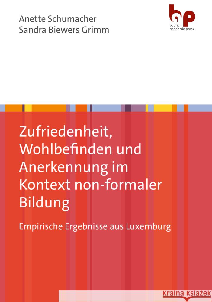 Zufriedenheit, Wohlbefinden und Anerkennung im Kontext non-formaler Bildung