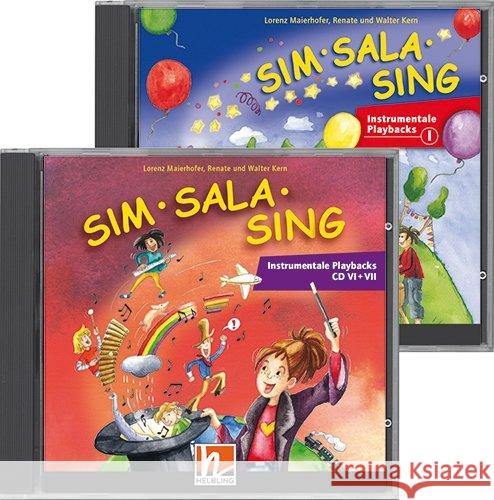 Sim Sala Sing - Alle instrumentalen Playback, 7 Audio-CDs : Audio-CDs zum gleichnamigen Liederbuch mit über 220 ausgewählten Originalaufnahmen