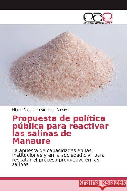 Propuesta de política pública para reactivar las salinas de Manaure : La apuesta de capacidades en las instituciones y en la sociedad civil para rescatar el proceso productivo en las salinas