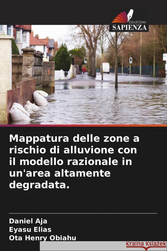 Mappatura delle zone a rischio di alluvione con il modello razionale in un'area altamente degradata.