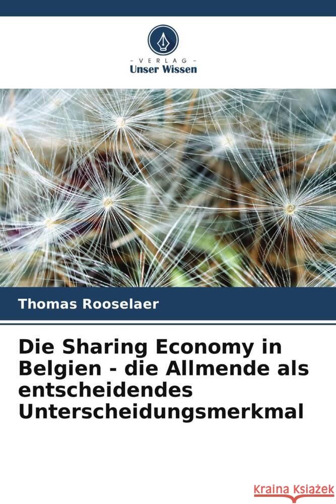 Die Sharing Economy in Belgien - die Allmende als entscheidendes Unterscheidungsmerkmal