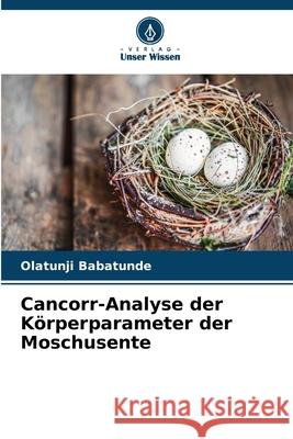 Cancorr-Analyse der Körperparameter der Moschusente