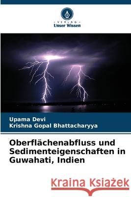 Oberflächenabfluss und Sedimenteigenschaften in Guwahati, Indien