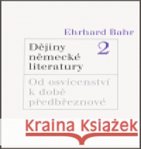 Dějiny německé literatury 2.
