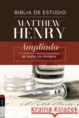 Rvr Biblia de Estudio Matthew Henry, Tapa Dura