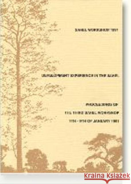 Development Experience in the Sahel: Proceedings of the Third Sahel Workshop 7-9 January 1991