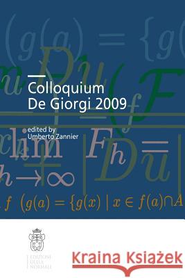 Colloquium De Giorgi 2009