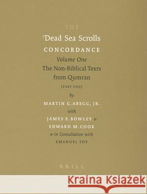 The Dead Sea Scrolls Concordance, Volume 1 (2 Vols): The Non-Biblical Texts from Qumran