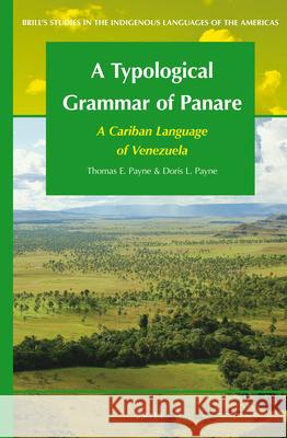 A Typological Grammar of Panare: A Cariban Language of Venezuela