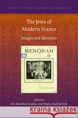 The Jews of Modern France: Images and Identities