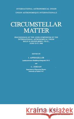 Circumstellar Matter: Proceedings of the 122nd Symposium of the International Astronomical Union Held in Heildelberg, F.R.G., June 23-27, 19