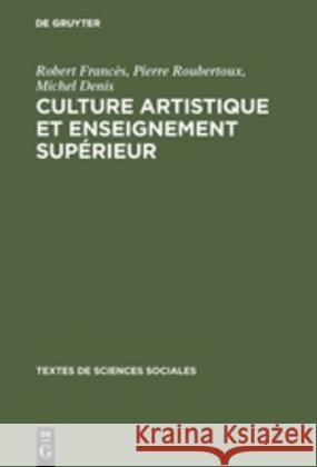 Culture artistique et enseignement supérieur